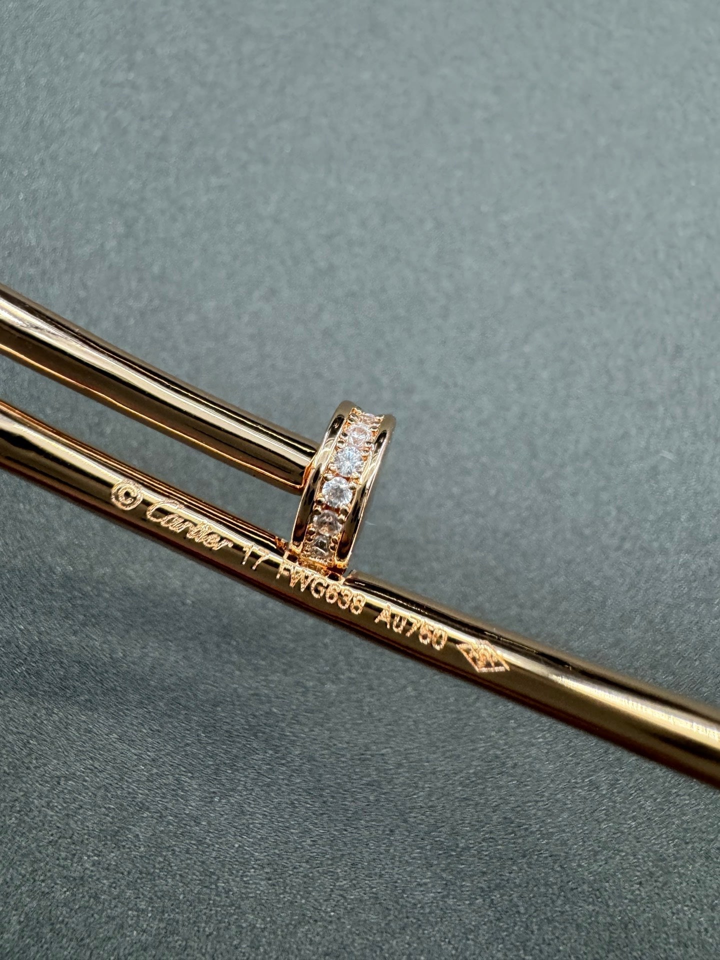 [Vintora]JUSTE BRACELET 2.5MM  DIAMONDS2