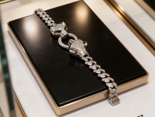 [Vintora] DOUBLE PANTHER BRACELET