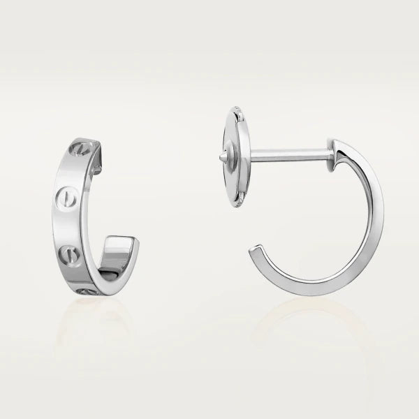 [Vintora]LOVE EARRINGS 2.65MM SILVER