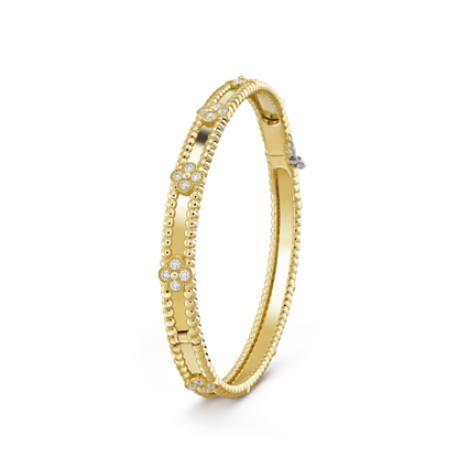 [Vintora]CLOVER BRACELET 4MM DIAMONDS