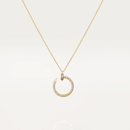 [Vintora]JUSTE NECKLACE GOLD DIAMONDS