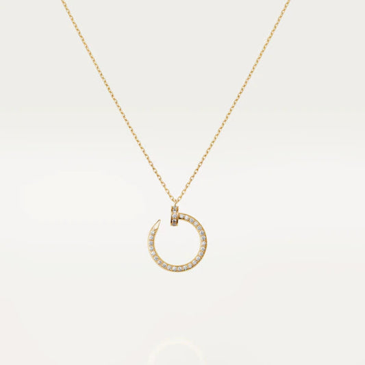 [Vintora]JUSTE NECKLACE GOLD DIAMONDS