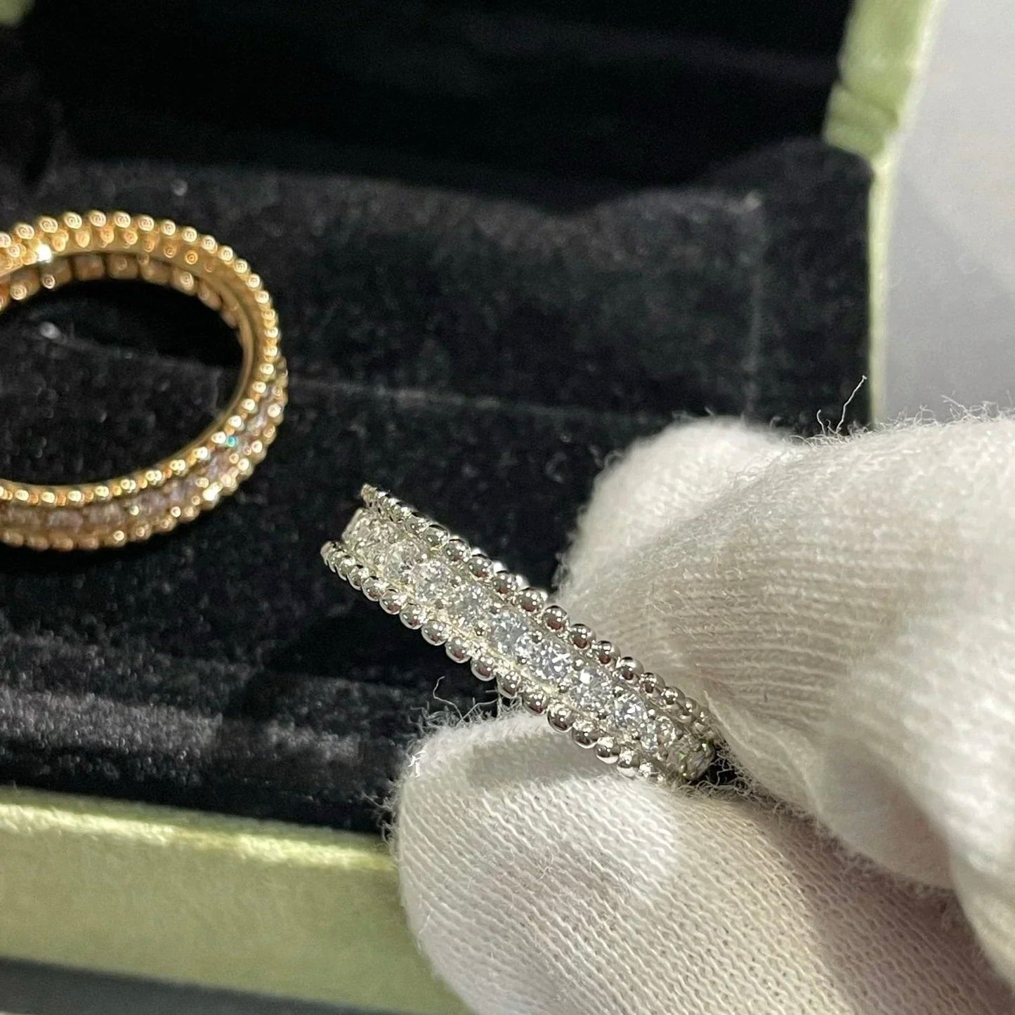 [Vintora]PERLEE DIAMOND SILVER RING