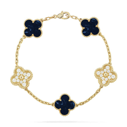 [Vintora]CLOVER 5 MOTIF PIETERSITE BRACELET COLLECTION