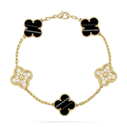 [Vintora] CLOVER 5 MOTIF PULSAR STONE BRACELET COLLECTION