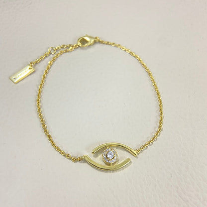 [Vintora]Demo Eye Pave-Set Diamond Bracelet
