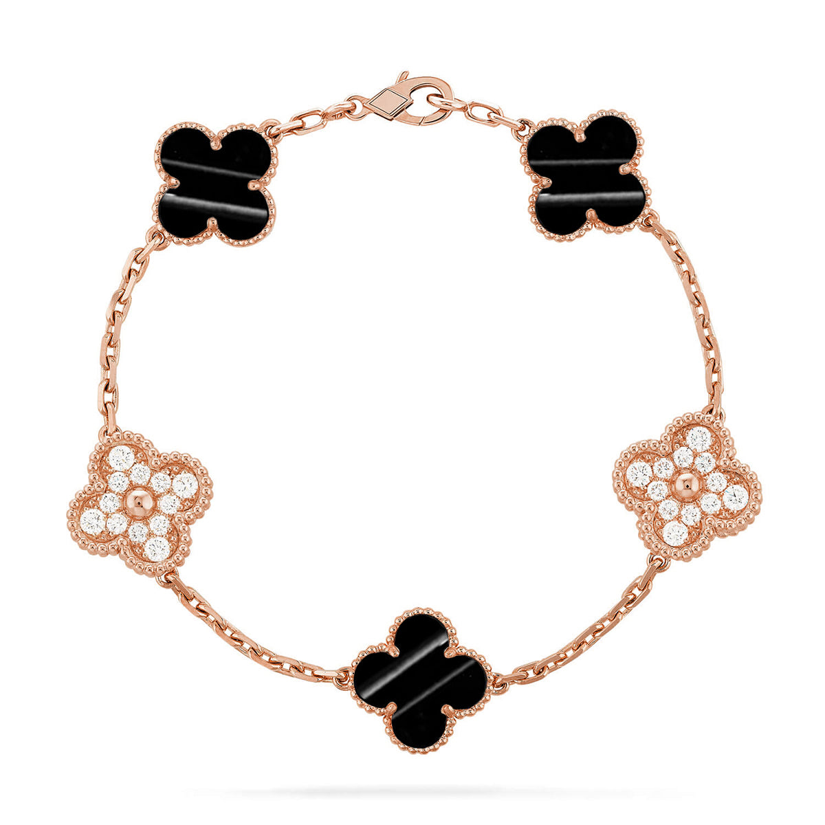 [Vintora] CLOVER 5 MOTIF PULSAR STONE BRACELET COLLECTION