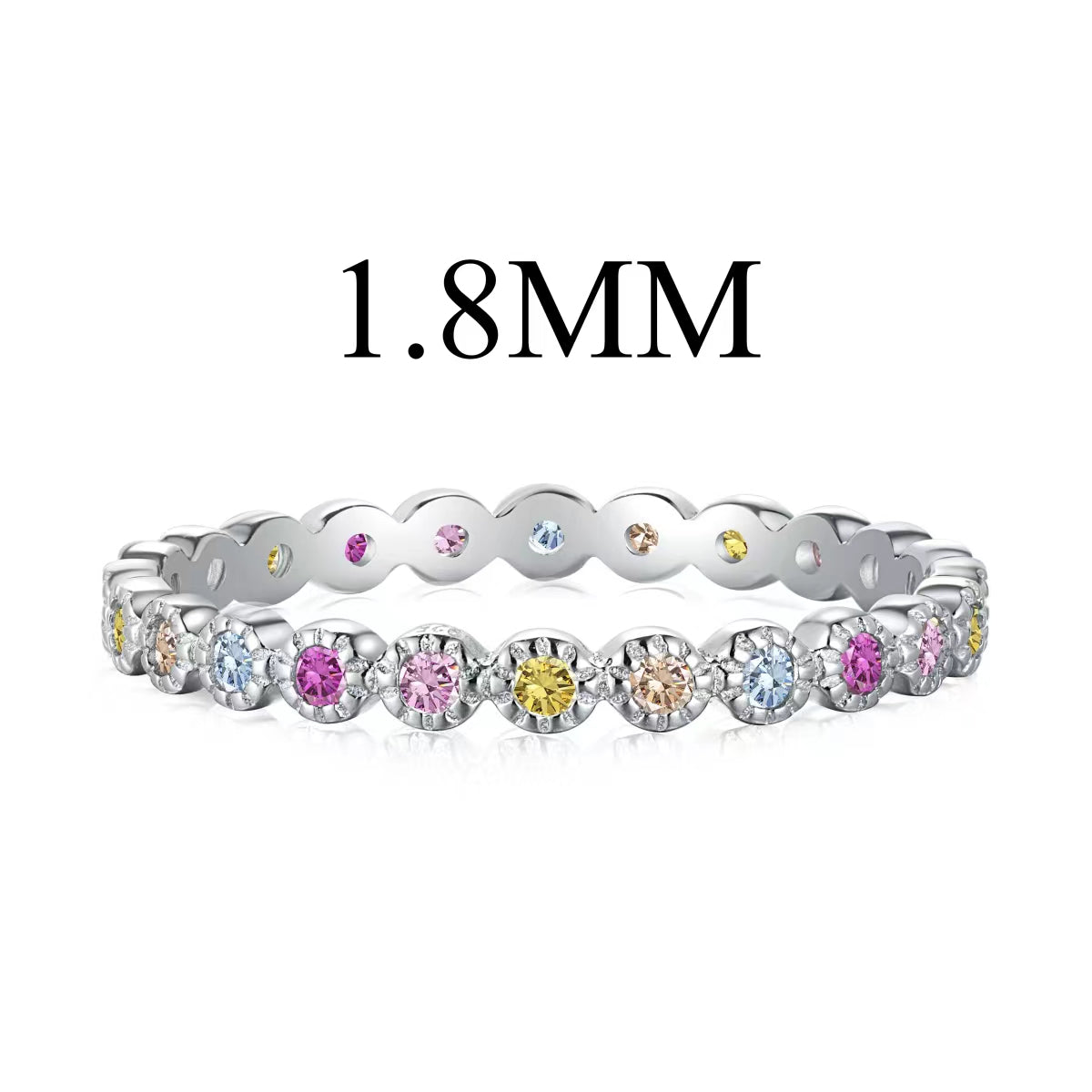 [Vintora Jewelry]Unique Scintillating Round Cut Daily Ring