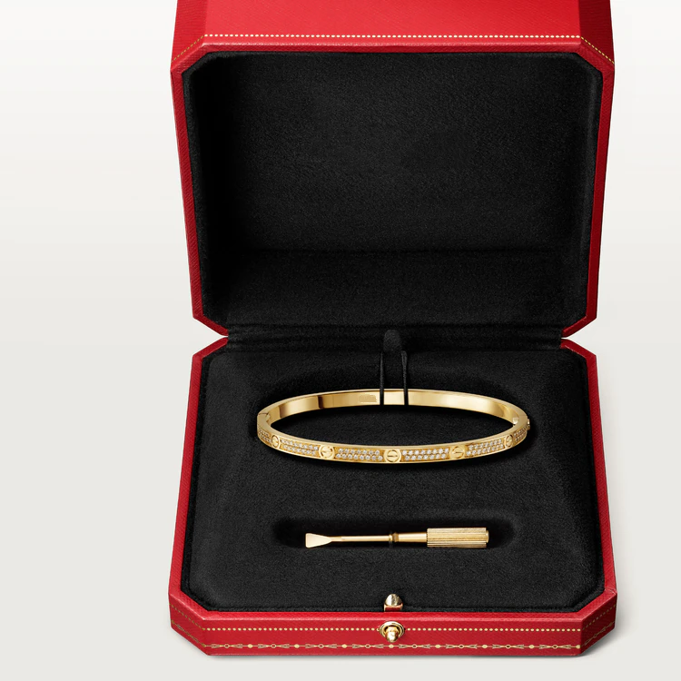 [Vintora]LOVE BRACELET 3.65MM DIAMOND-PAVED