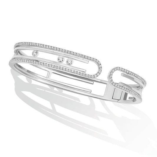 [Vintora]MOVE 10TH PAVED DIAMOND BRACELET