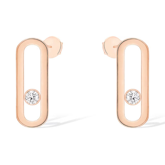 [Vintora]MOVE UNO SMALL 1 DIAMOND EARRINGS