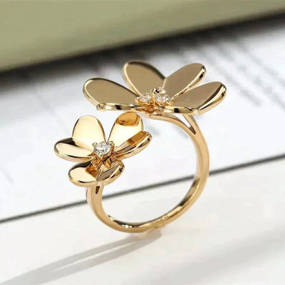 [Vintora]CLOVER COMOS GOLD DIAMOND RING