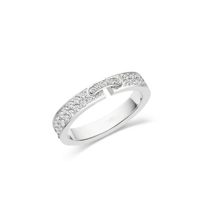 [Vintora]ALLIANCE LIENS VIDENCE PAVED DIAMOND 4MM RING