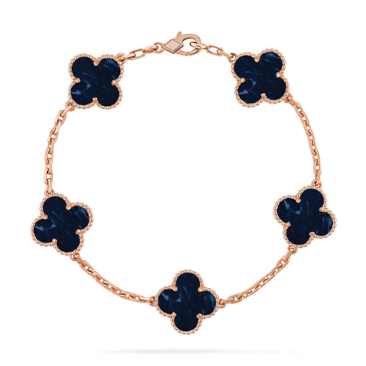 [Vintora]CLOVER 5 MOTIF PIETERSITE BRACELET COLLECTION