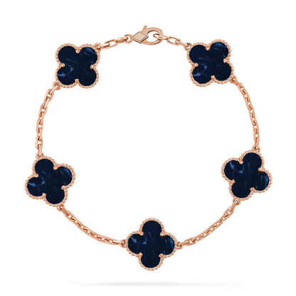 [Vintora]CLOVER 5 MOTIF PIETERSITE BRACELET COLLECTION