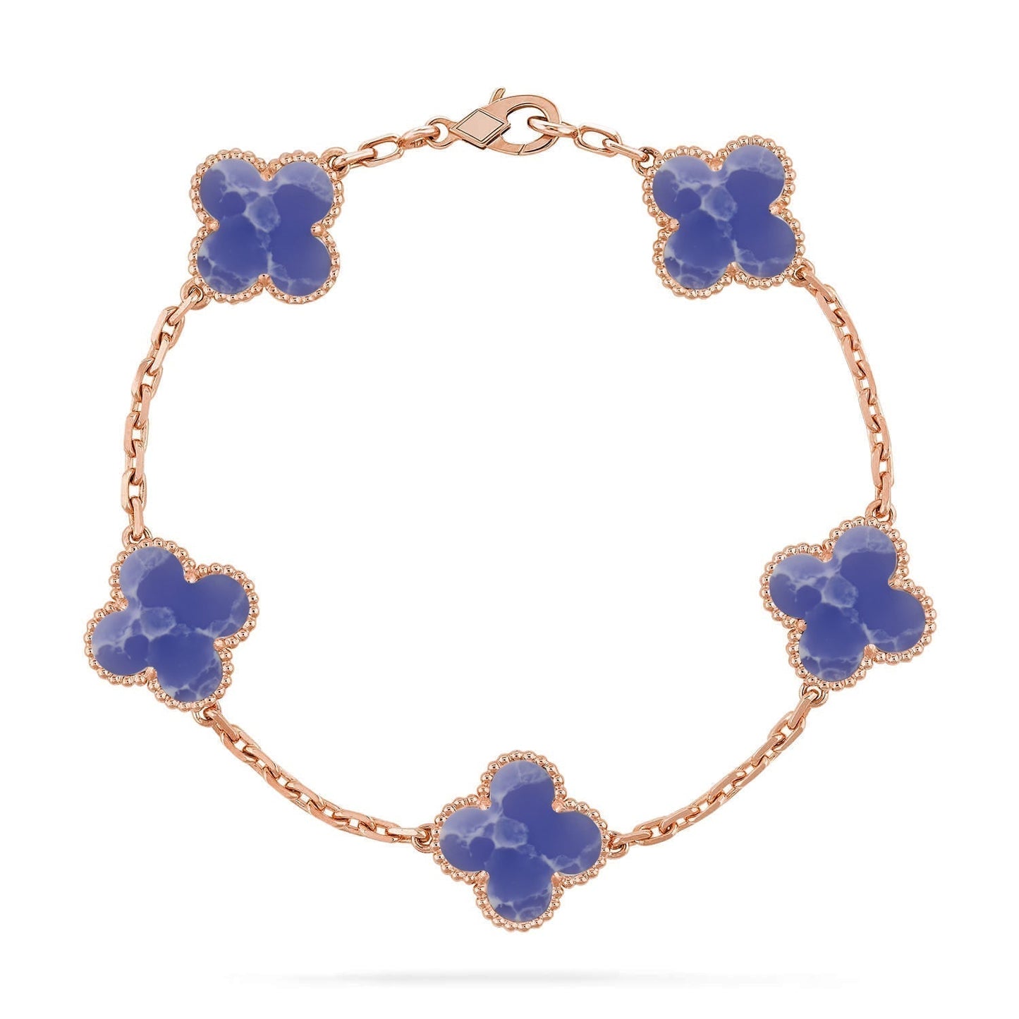 [Vintora]CLOVER 5 MOTIF BLUE VEINS BRACELET COLLECTION