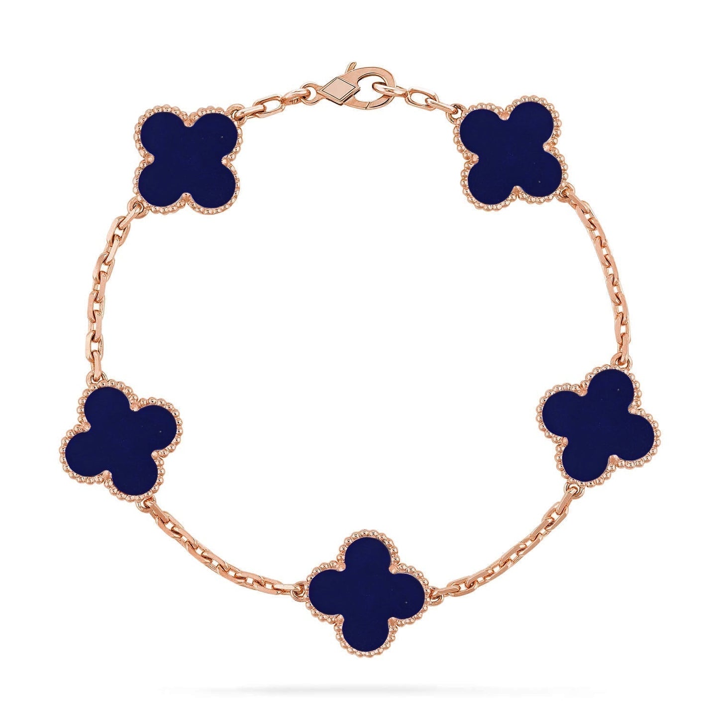 [Vintora]CLOVER 5 MOTIF LAPIS LAZULI BRACELET COLLECTION
