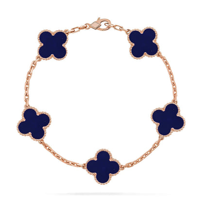 [Vintora]CLOVER 5 MOTIF LAPIS LAZULI BRACELET COLLECTION