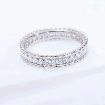 [Vintora]PERLEE DIAMOND SILVER RING