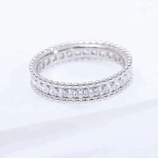 [Vintora]PERLEE DIAMOND SILVER RING