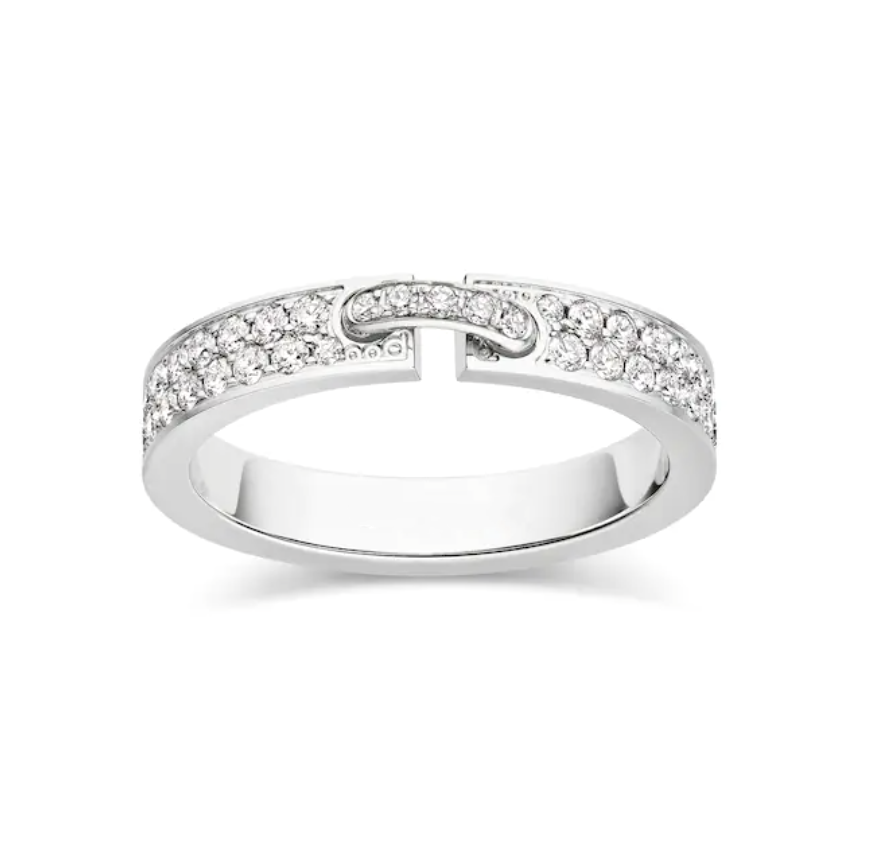 [Vintora]ALLIANCE LIENS VIDENCE PAVED DIAMOND 4MM RING