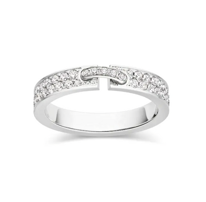 [Vintora]ALLIANCE LIENS VIDENCE PAVED DIAMOND 4MM RING