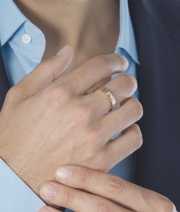 [Vintora]ALLIANCE LIENS VIDENCE DIAMOND 4MM RING