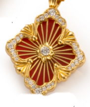 [Vintora] B.C.L BIG SIZE  ENAMEL NECKLACE£¨Various colors£©