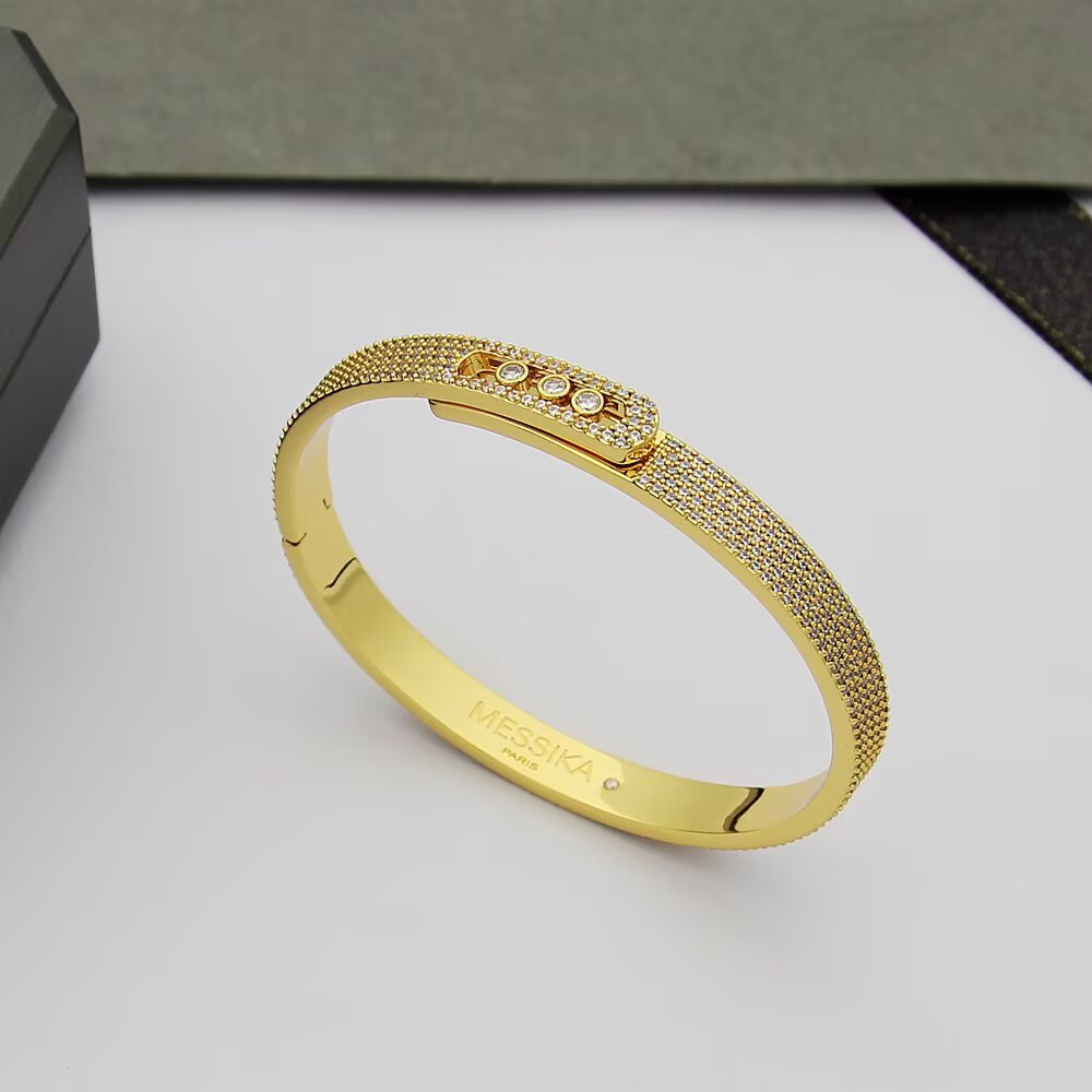 [Vintora]Move Noa Full Pavé Diamond Bangle Bracelet