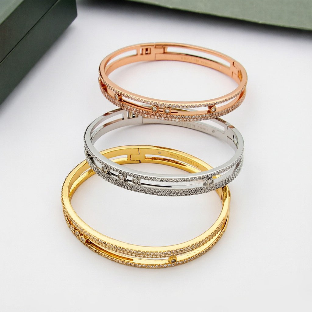 [Vintora]Move Romane pavé bangle