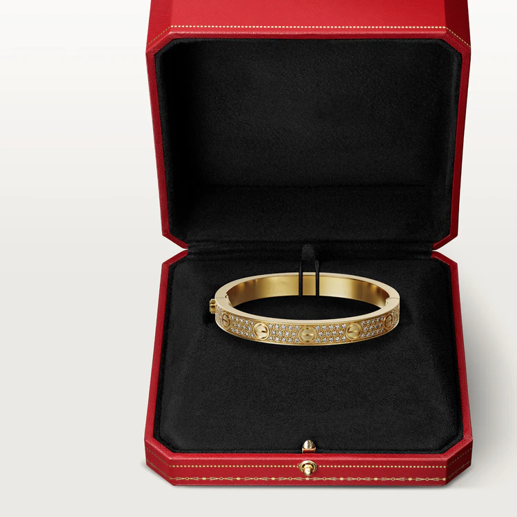 [Vintora]LOVE BRACELET 6.1MM DIAMOND-PAVED