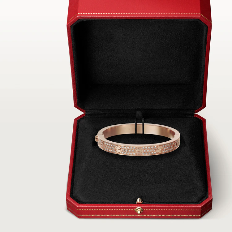 [Vintora]LOVE BRACELET 6.1MM DIAMOND-PAVED