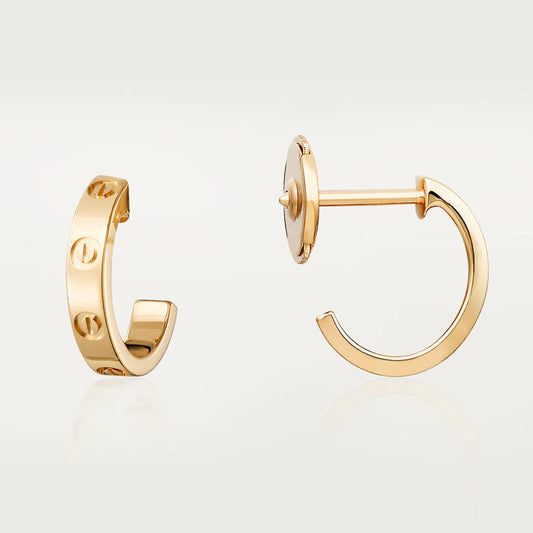 [Vintora]LOVE EARRINGS 2.65MM PINK GOLD