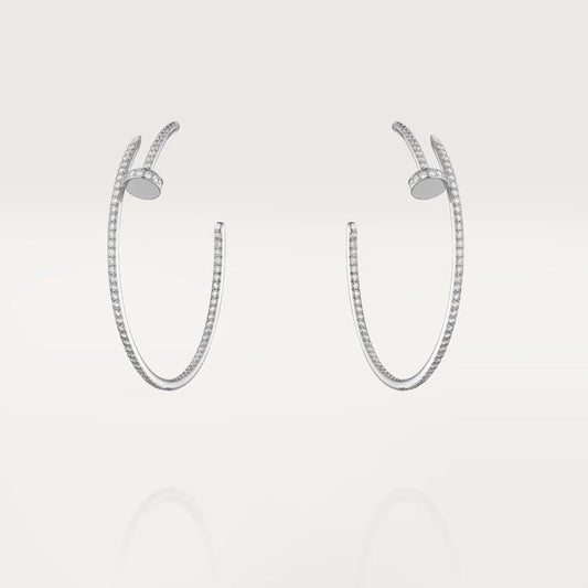 [Vintora]JUSTE EARRINGS FULL DIAMONDS 1.8MM