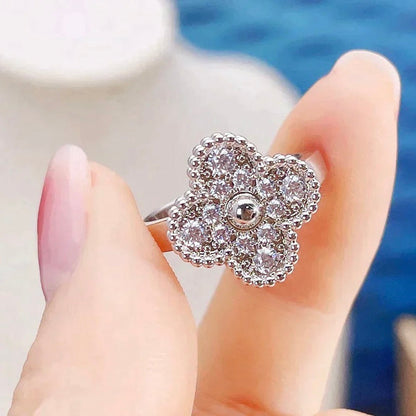 [Vintora]CLOVER DIAMOND RING
