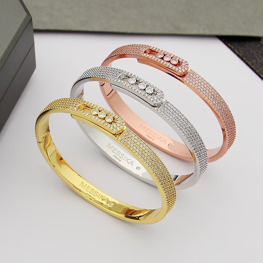 [Vintora]Move Noa Full Pavé Diamond Bangle Bracelet