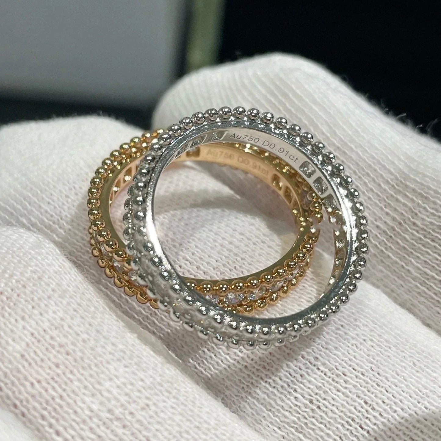 [Vintora]PERLEE DIAMOND SILVER RING