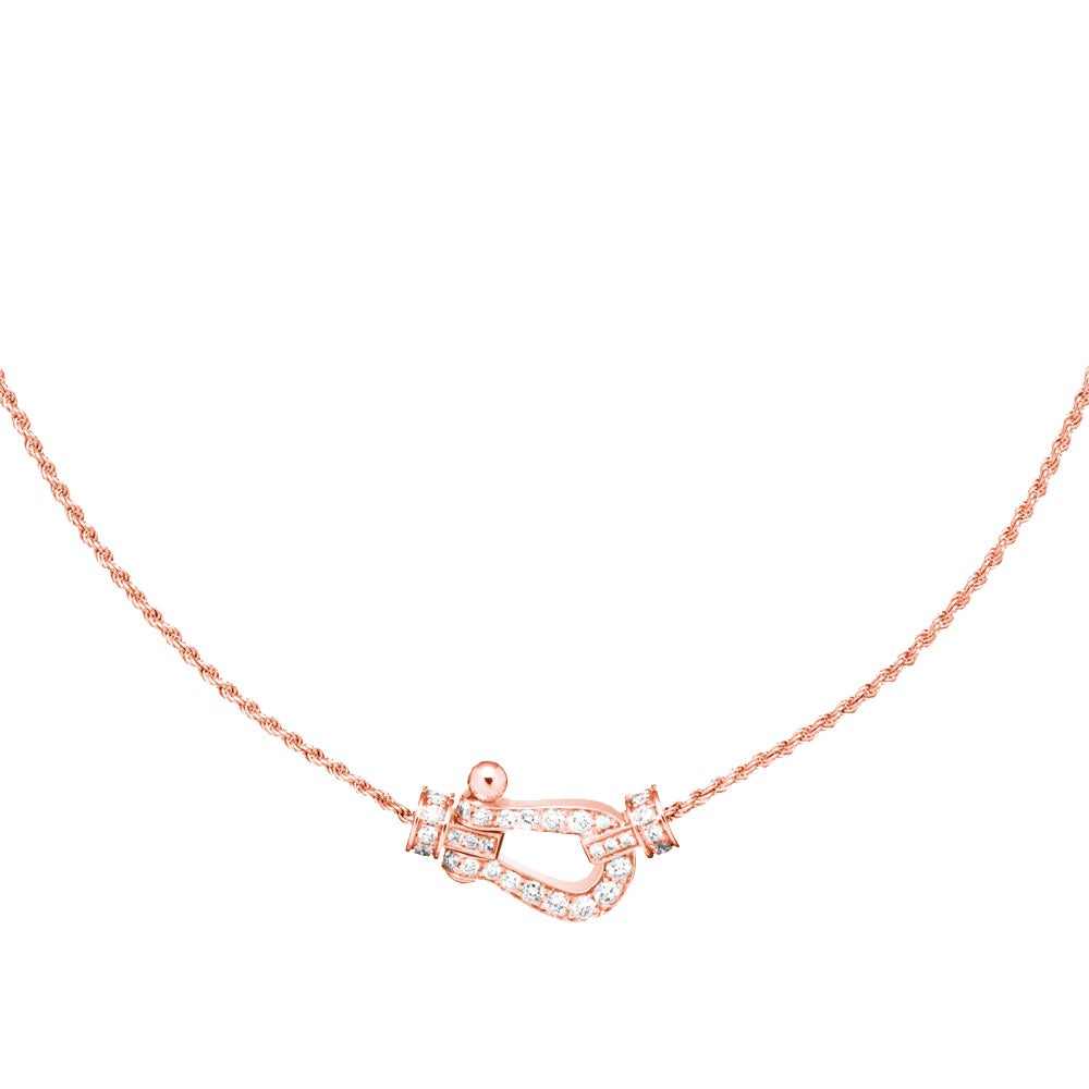 [Vintora]FORCE 10 PINK GOLD DIAMOND NECKLACE