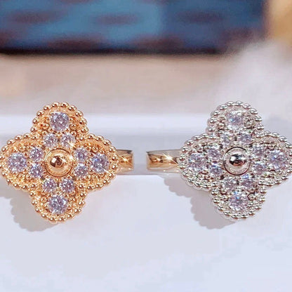 [Vintora]CLOVER DIAMOND RING