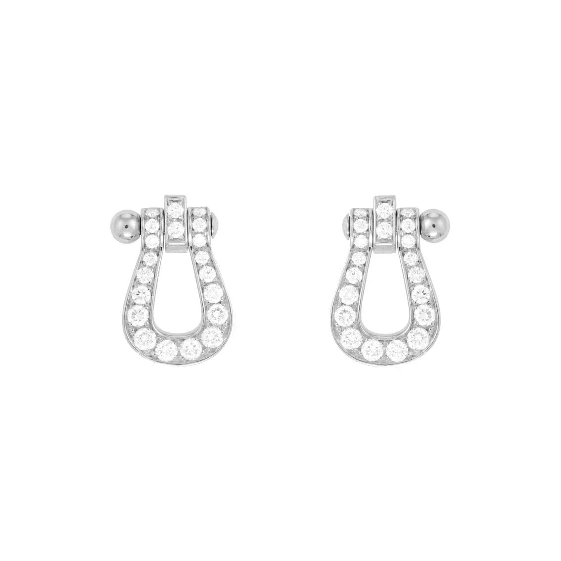 [Vintora]FORCE 10 FULL DIAMOND STUD EARRINGS MINI MODEL