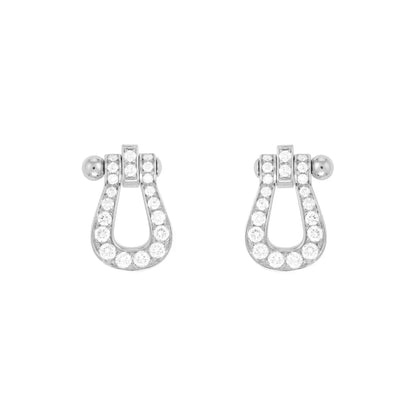 [Vintora]FORCE 10 FULL DIAMOND STUD EARRINGS MINI MODEL