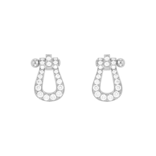 [Vintora]FORCE 10 FULL DIAMOND STUD EARRINGS MINI MODEL
