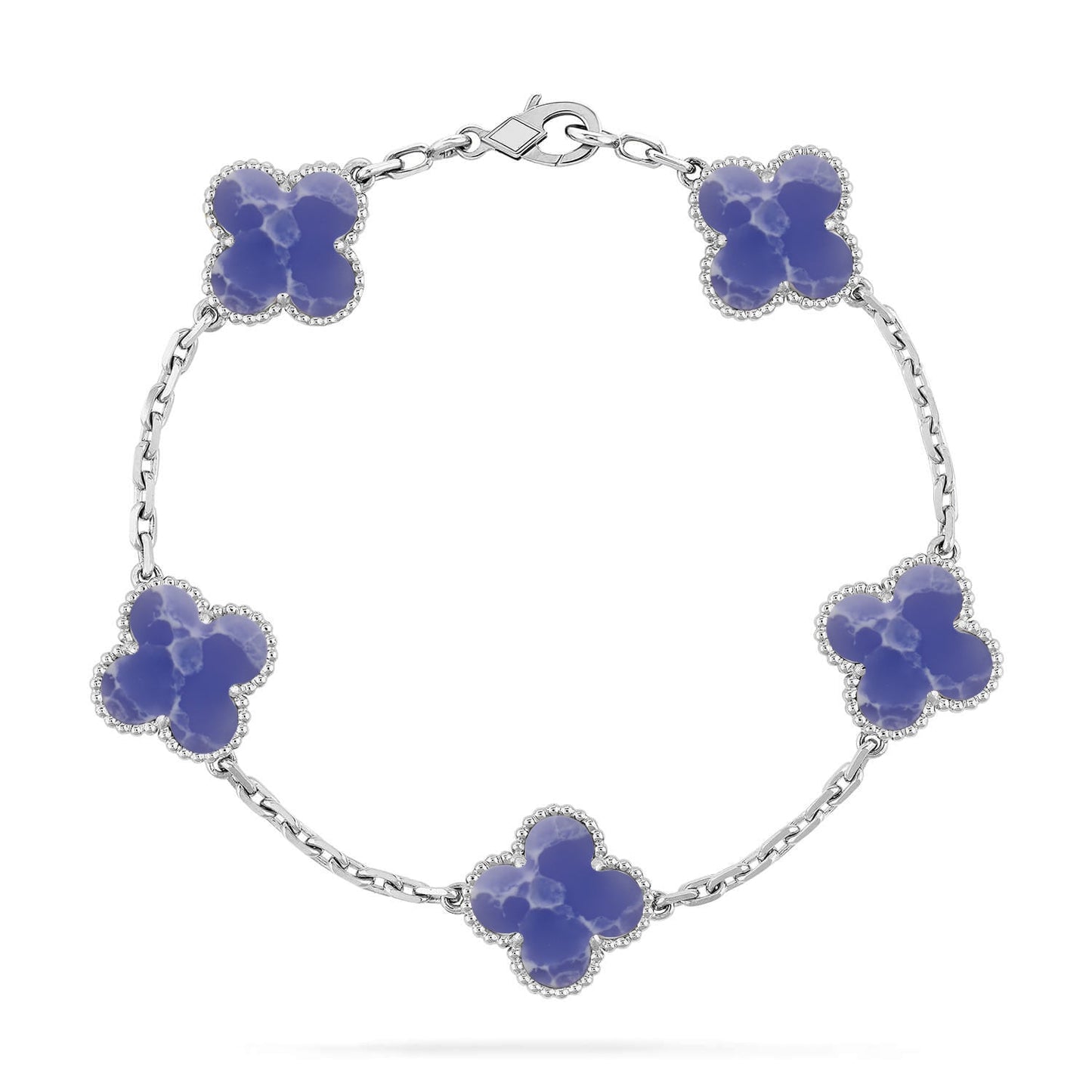 [Vintora]CLOVER 5 MOTIF BLUE VEINS BRACELET COLLECTION