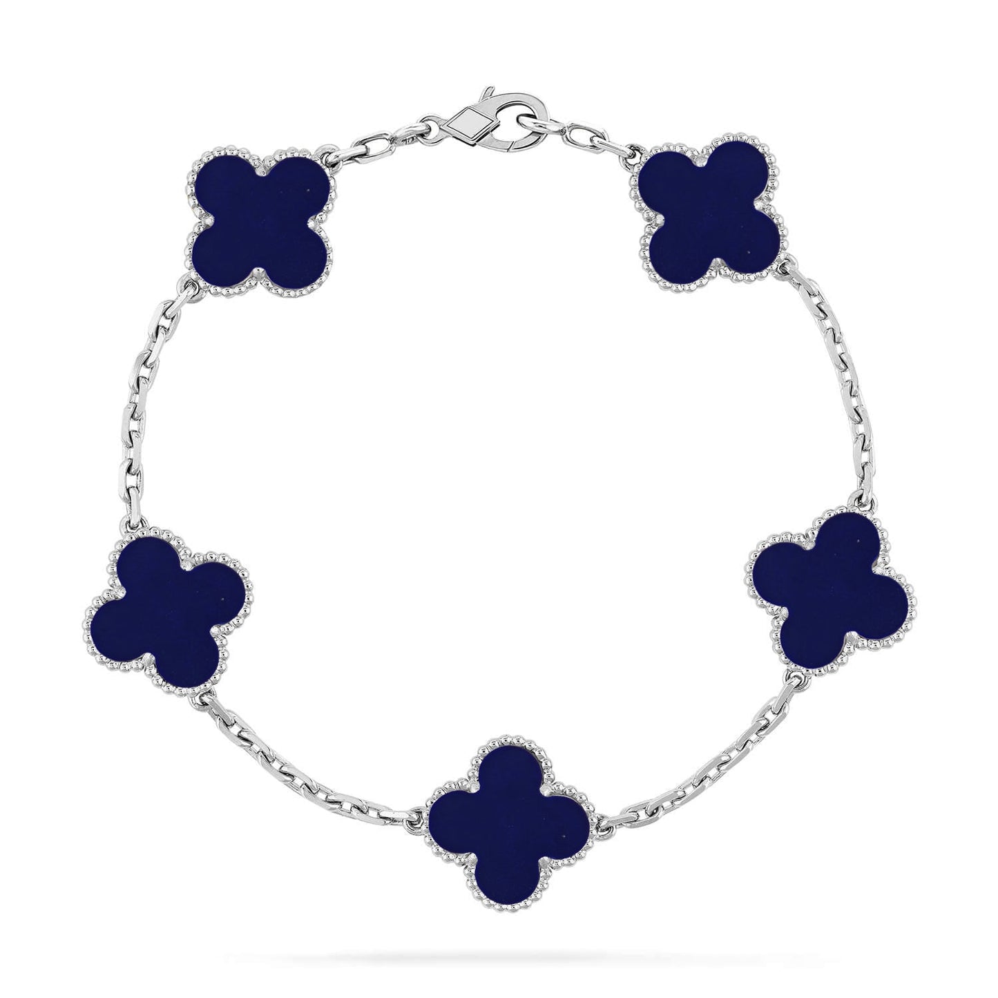 [Vintora]CLOVER 5 MOTIF LAPIS LAZULI BRACELET COLLECTION