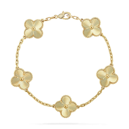 [Vintora] CLOVER 5 MOTIF LASER BRACELET COLLECTION