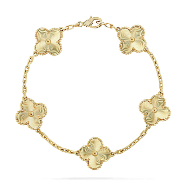 [Vintora] CLOVER 5 MOTIF LASER BRACELET COLLECTION