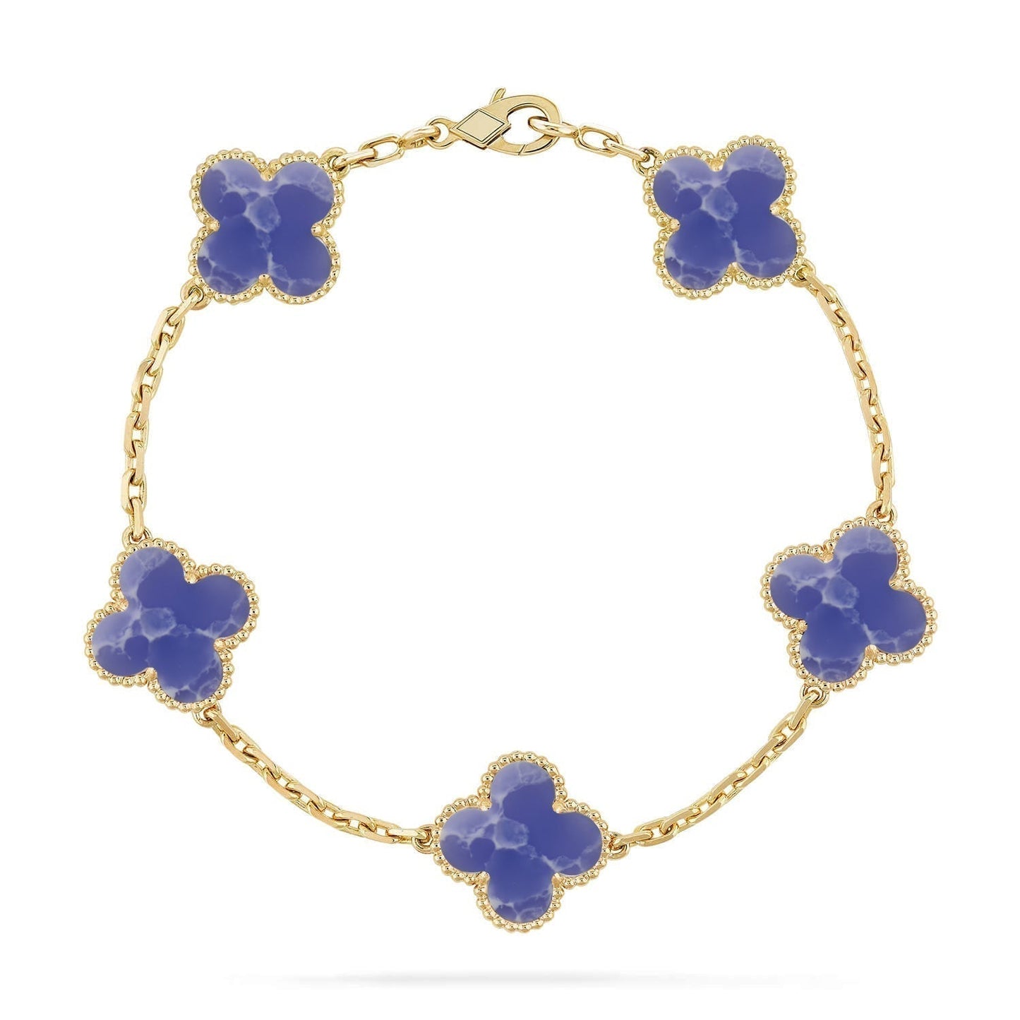 [Vintora]CLOVER 5 MOTIF BLUE VEINS BRACELET COLLECTION