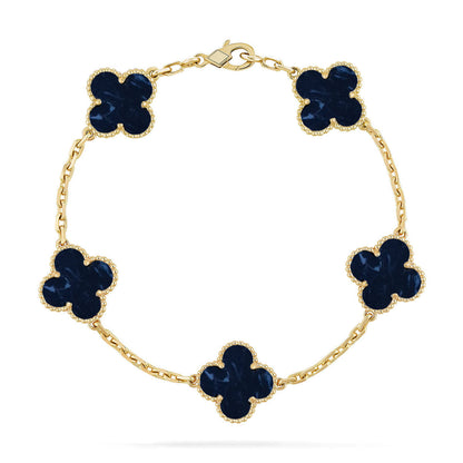 [Vintora]CLOVER 5 MOTIF PIETERSITE BRACELET COLLECTION