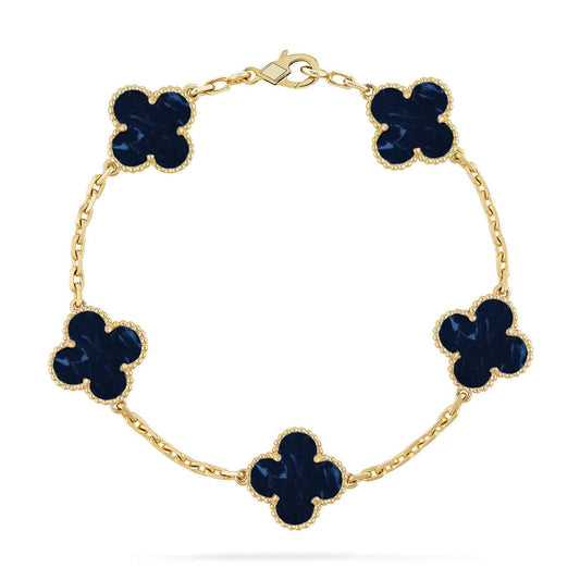 [Vintora]CLOVER 5 MOTIF PIETERSITE BRACELET COLLECTION