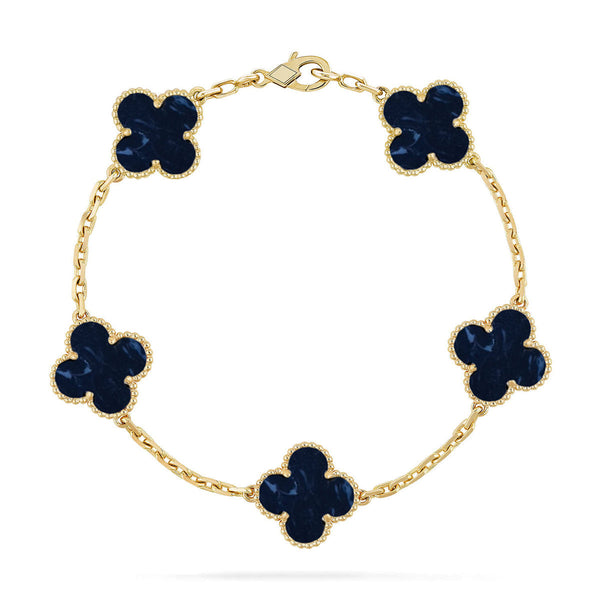 [Vintora]CLOVER 5 MOTIF PIETERSITE BRACELET COLLECTION